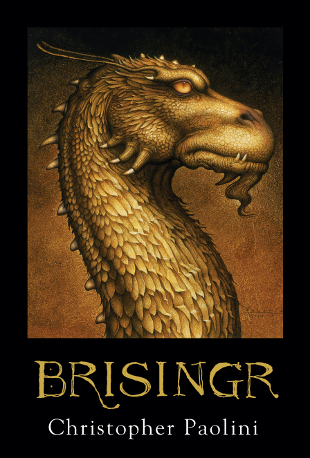 The cover of Brisingr.
