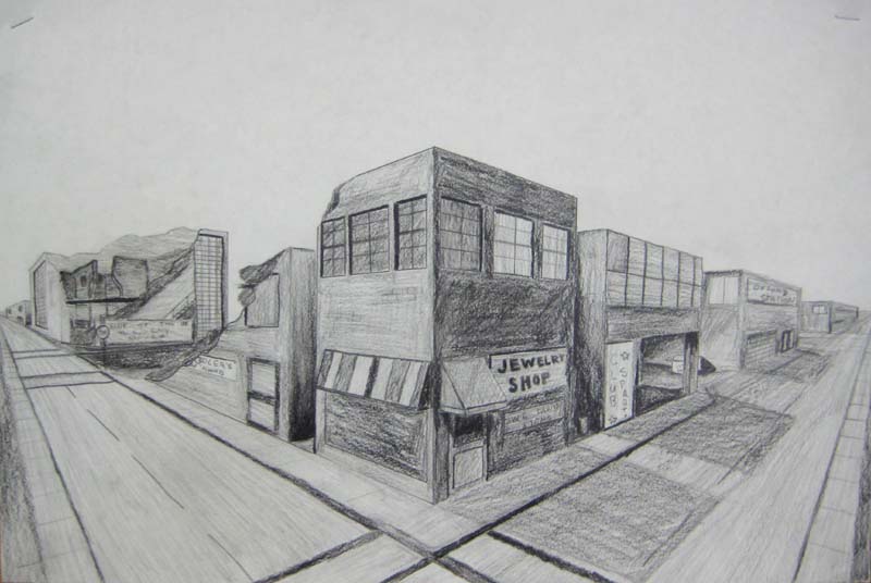 A pencil sketch of my concept of the London during the Blitzkrieg